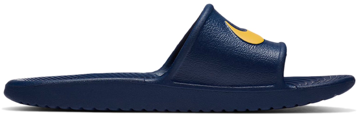 Nike Kawa Fashion Blue Yellow Slippers 'Blue Yellow' 832528-407 Order Nike Kawa Fashion Blue Yellow Slippers 'Blue Yellow' 832528-407