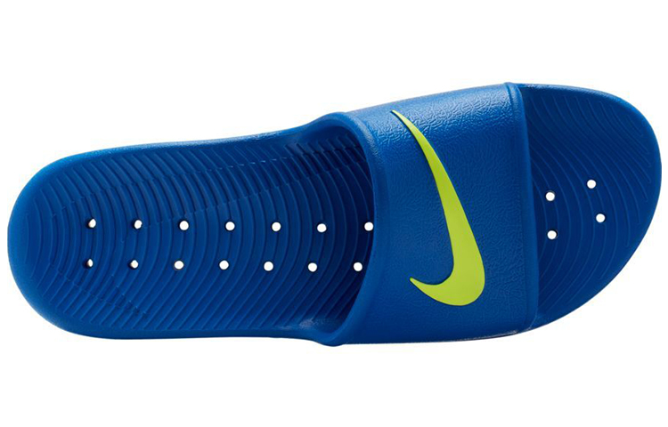 Lookbook Sandal Nike Kawa Slide Biru Kuning 832528-404