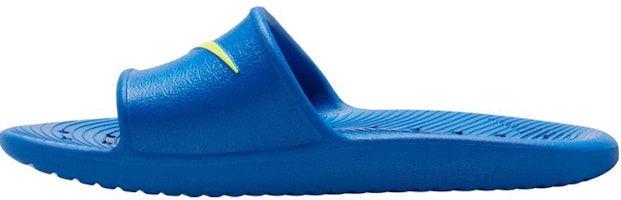 Nike Kawa Slide Blue Yellow 832528-404 Nike Kawa Slide Blue Yellow 832528-404