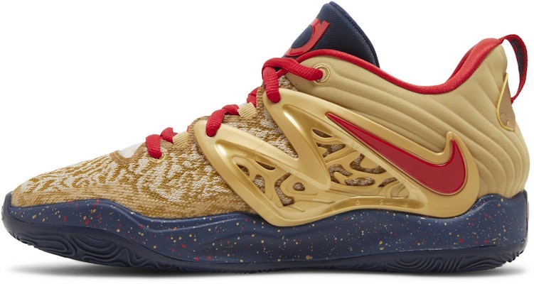 Nike KD15 'Emas Metalik/Merah Universiti' DC1975-700/DM1054-700 Lookbook Nike KD15 'Emas Metalik/Merah Universiti' DC1975-700/DM1054-700