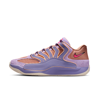 Nike KD18 "B.A.D" Basketball Shoes Washed Purple/Lilac/Hemp/Fire Pink HV1991-501