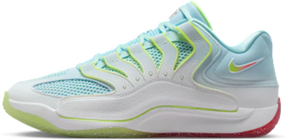 Nike KD18 "Snowed In" EP Sneakers White/Bolt/Bright Crimson/Glacier Blue HV1996-100 Nike KD18 "Snowed In" EP Sneakers White/Bolt/Bright Crimson/Glacier Blue HV1996-100
