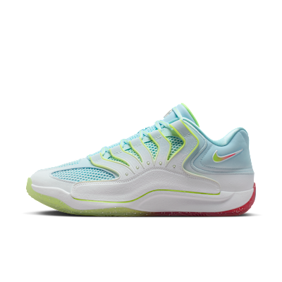 Nike KD18 "Snowed In" EP Sneakers White/Bolt/Bright Crimson/Glacier Blue HV1996-100