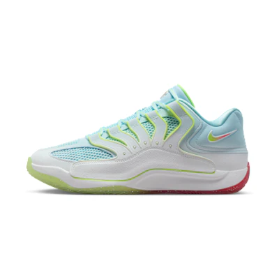 Nike KD18 "Snowed In" EP Sneakers White/Bolt/Bright Crimson/Glacier Blue