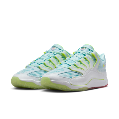 Details for Nike KD18 "Snowed In" EP Sneakers White/Bolt/Bright Crimson/Glacier Blue HV1996-100
