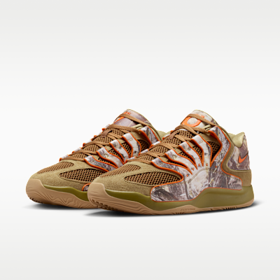 Purchase Nike KD18 x Chet Holmgren "Duck Camo" Coyote/Medium Brown/Safety Orange IO7518-900