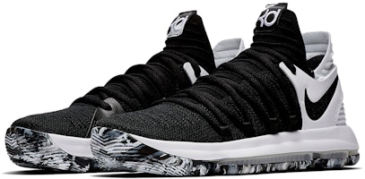 Order 耐吉 KD 10 Zoom 杜蘭特10 EP “黑白” 低筒 实战籃球鞋 男款 黑白