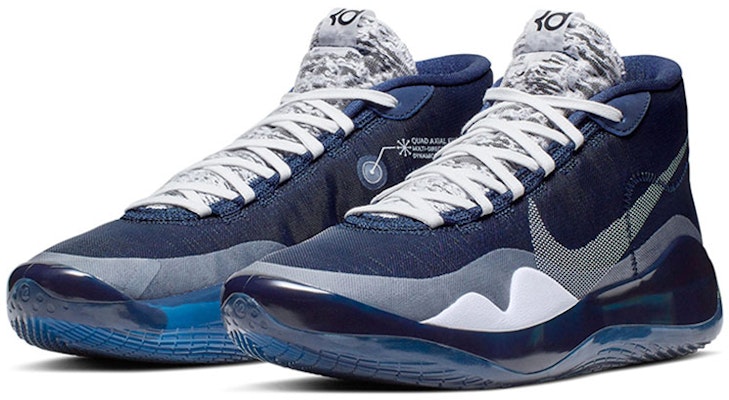 Nike KD 12 TB 'Midnight Navy' Lelaki Biru Gelap CN9518-402 Lookbook Nike KD 12 TB 'Midnight Navy' Lelaki Biru Gelap CN9518-402