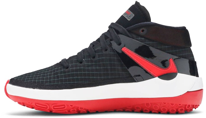 Nike KD 13 'Bred' Lelaki Hitam Merah CI9948-002 Lookbook Nike KD 13 'Bred' Lelaki Hitam Merah CI9948-002