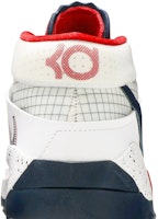 Nike KD 13 "USA"美國隊 耐磨防滑 高筒 實戰籃球鞋 男女同款 白紅 海外版 Sizing Nike KD 13 "USA"美國隊 耐磨防滑 高筒 實戰籃球鞋 男女同款 白紅 海外版