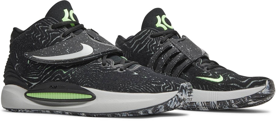 나이키 KD 14 "블랙 라임 글로우"   (Nike KD 14 "Black Lime Glow" basketball emoji, sparkle emoji) CW3935-005 Cheap 나이키 KD 14 "블랙 라임 글로우"   (Nike KD 14 "Black Lime Glow" basketball emoji, sparkle emoji) CW3935-005