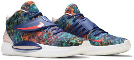 Cheap Nike KD 14 杜蘭特 14 彩色紮染 低筒 籃球鞋 男款 藍粉 國外版