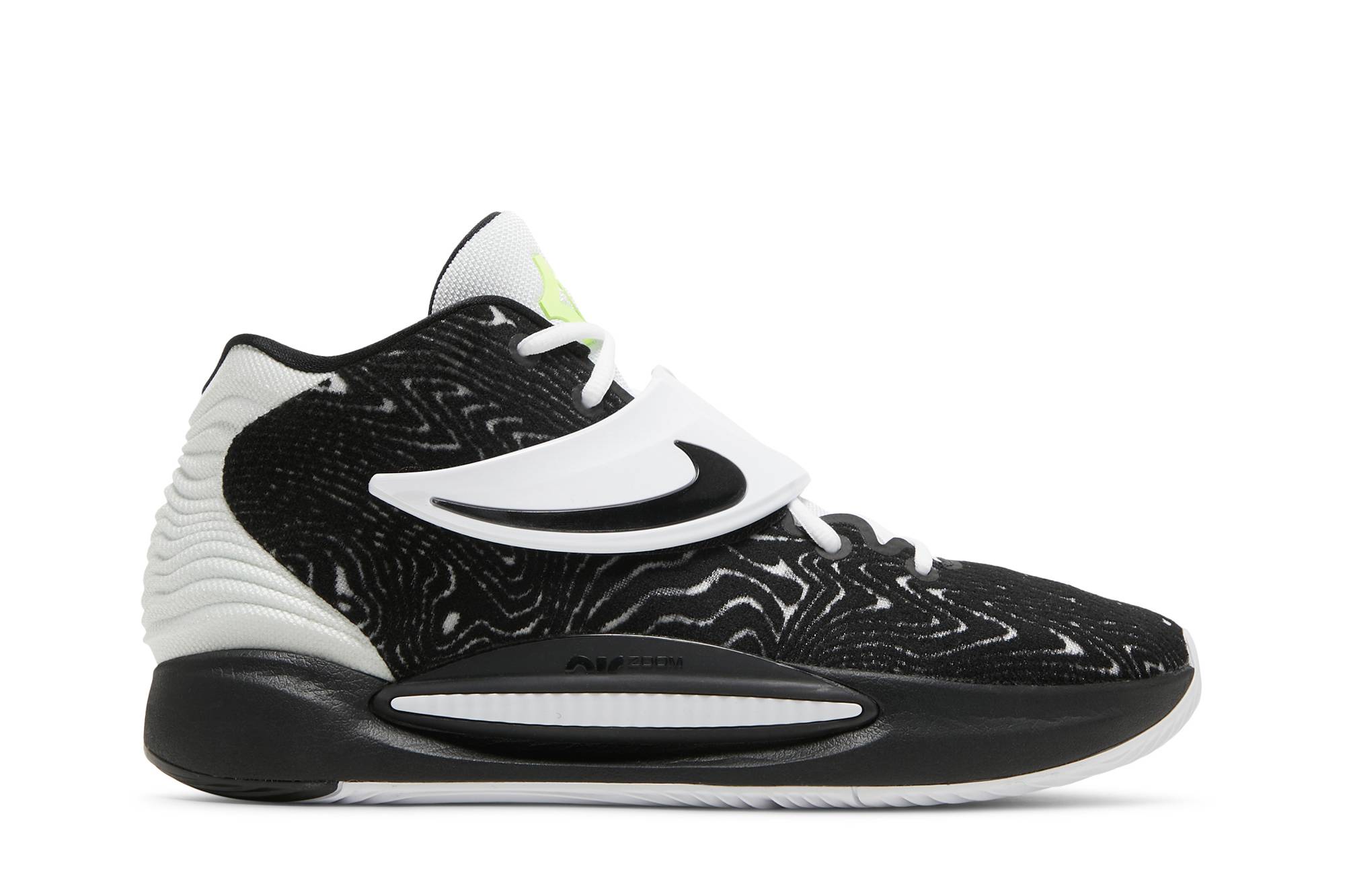 Kd black and white basketball shoes best sale