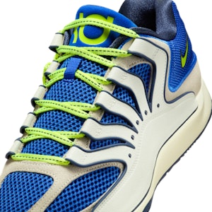 耐克 KD 18 EP 篮球鞋 超级蓝/米白/霓虹黄 HV1991-400 Sizing 耐克 KD 18 EP 篮球鞋 超级蓝/米白/霓虹黄 HV1991-400