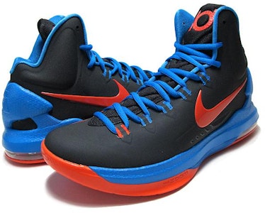 나이키 KD 5 '썬더 어웨이' 농구화 (Nike KD 5 'Thunder Away' basketball shoes) 554988-048 Shop 나이키 KD 5 '썬더 어웨이' 농구화 (Nike KD 5 'Thunder Away' basketball shoes) 554988-048