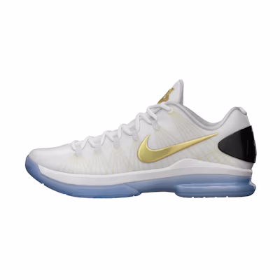 Nike KD 5 Elite+ White Gold