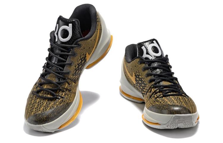 Lookbook 耐克 KD 8 EP 杜兰特 黑色版 '荧光橙 激光橙 黑色 浅骨色' 800259-880