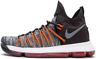 Nike KD 9 Elite Dark Grey Hyper Orange 878637-010 Nike KD 9 Elite Dark Grey Hyper Orange 878637-010