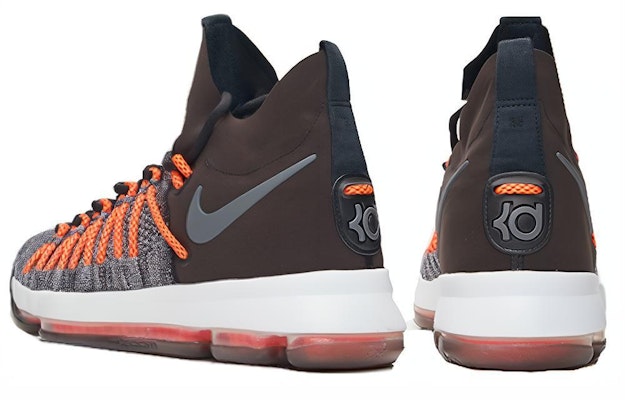 Nike KD 9 Elite Dark Grey Hyper Orange 878637-010 Shop Nike KD 9 Elite Dark Grey Hyper Orange 878637-010