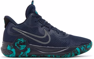 Nike KD Trey 5 IX 'Obsidian Clear Emerald' CW3400-400 Nike KD Trey 5 IX 'Obsidian Clear Emerald' CW3400-400