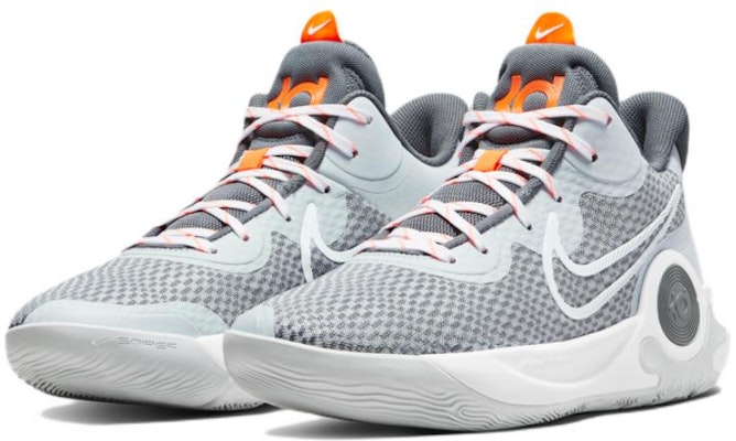 Nike KD Trey 5 IX EP 'Pure Platinum' Lelaki Kasut Sukan CW3402-011 Lookbook Nike KD Trey 5 IX EP 'Pure Platinum' Lelaki Kasut Sukan CW3402-011