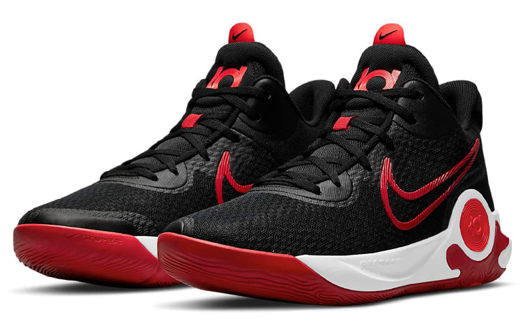 Lookbook Nike KD Trey 5 IX EP Rot Schwarz Basketballschuhe CW3402-001