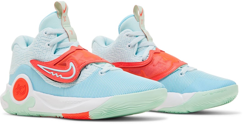 Nike KD Trey 5 X EP 'Biru Chill Merah Cerah Hijau Mint' DJ7554-400 Cheap Nike KD Trey 5 X EP 'Biru Chill Merah Cerah Hijau Mint' DJ7554-400