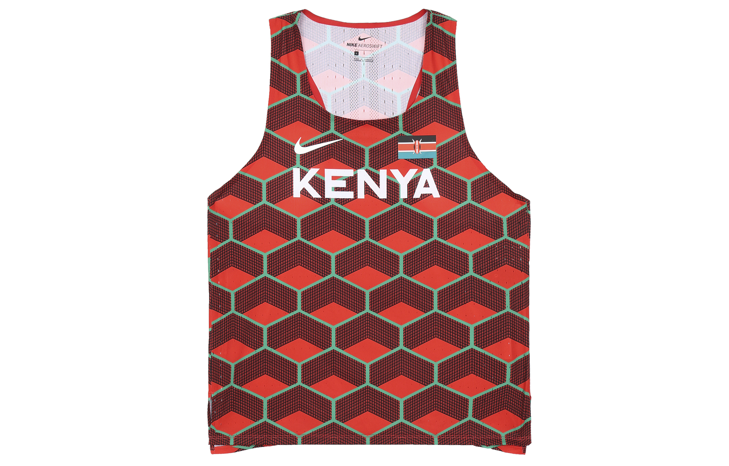 Nike Kenya  Red Graphic Print Tank Top CV0371-673