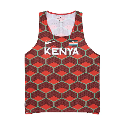Nike Kenya Red Graphic Print Tank Top CV0371-673