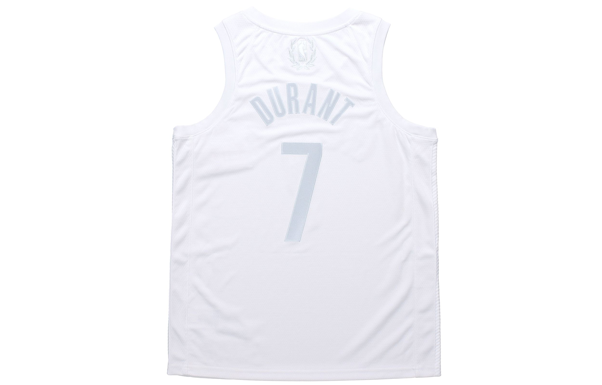 Lookbook 耐克凯文杜兰特白色篮球球衣 CW7449-100