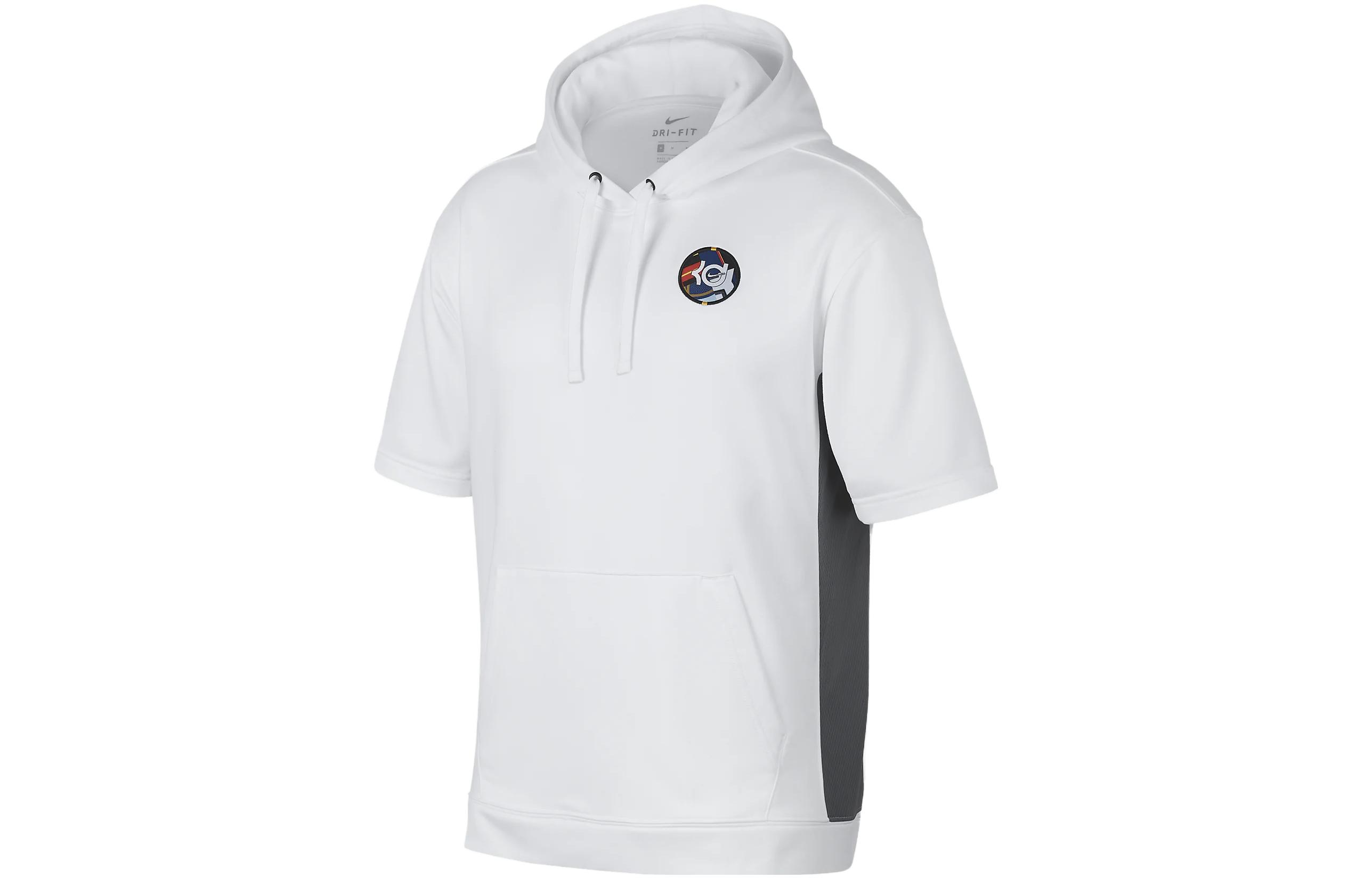 Nike Kevin Durant White Short-Sleeve Hoodie AT3190-100