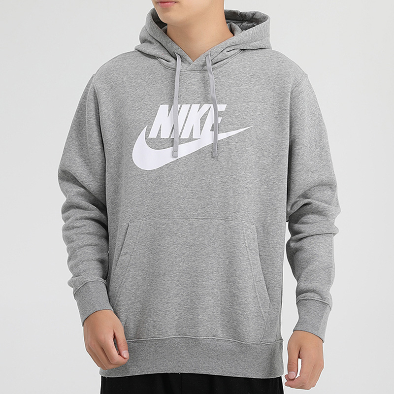 Nike Knit Fleece Pullover Hoodie Gray BV2974-063 圖 3