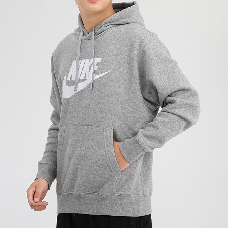 Nike Knit Fleece Pullover Hoodie Gray BV2974-063 圖 5