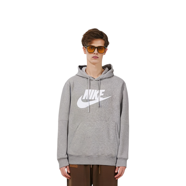 Nike Knit Fleece Pullover Hoodie Gray BV2974-063 圖 6