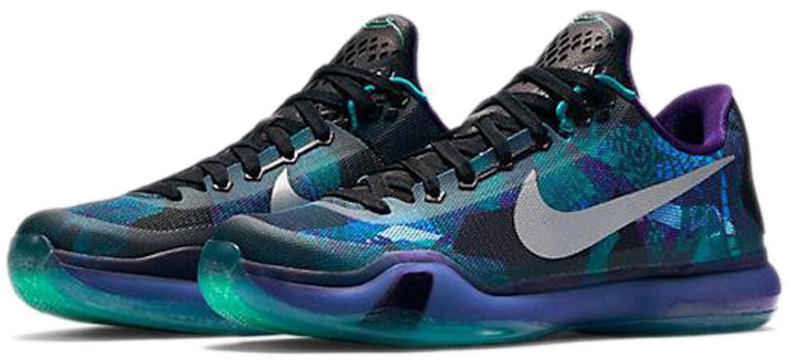Nike Kobe 10 EP Emerald Glow Perak Ungu Gelap 'Cahaya Zamrud' 745334-305 Lookbook Nike Kobe 10 EP Emerald Glow Perak Ungu Gelap 'Cahaya Zamrud' 745334-305