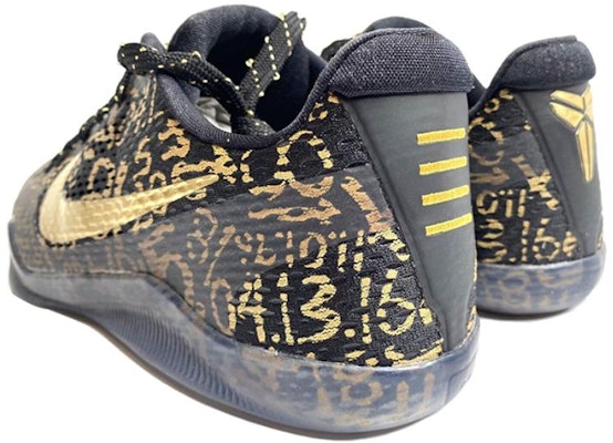 Nike Kobe 11 ID Mamba Day 'Black Blue Gold' 865773-991 Details for Nike Kobe 11 ID Mamba Day 'Black Blue Gold' 865773-991