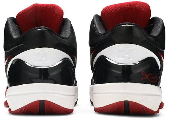 Nike Kobe 4 Black White Varsity Red 344335-012 Details for Nike Kobe 4 Black White Varsity Red 344335-012