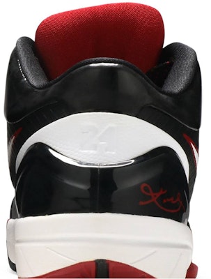 Nike Kobe 4 Black White Varsity Red 344335-012 Sizing Nike Kobe 4 Black White Varsity Red 344335-012