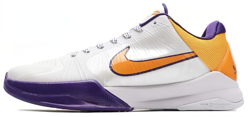 Nike Kobe 5 Lakers Sepatu Basket 386429-102/386430-102 Buy Nike Kobe 5 Lakers Sepatu Basket 386429-102/386430-102