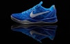 Shop Nike Kobe 8 Blue Glow 555035-400 - Kasut Bola Keranjang Biru Bercahaya