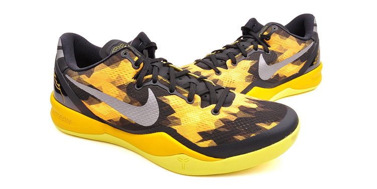 Lookbook Nike Kobe 8 XDR &#x27;Hitam Kuning&#x27; 555286-077
