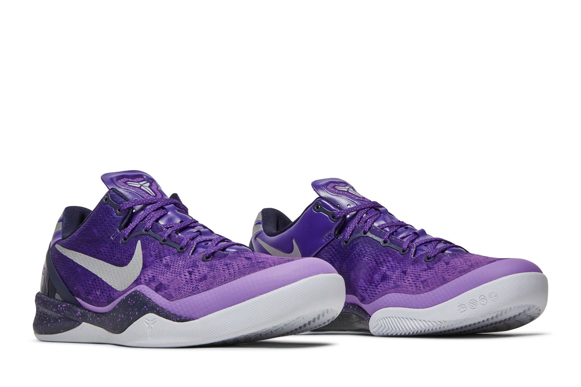 Nike Kobe 8 Playoffs Purple Platinum 555035-500 Nicesnk