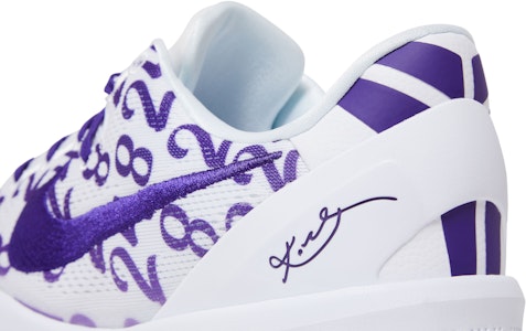 Nike Kobe 8 Protro 'Court Purple' Putih Ungu FQ3549-100 2