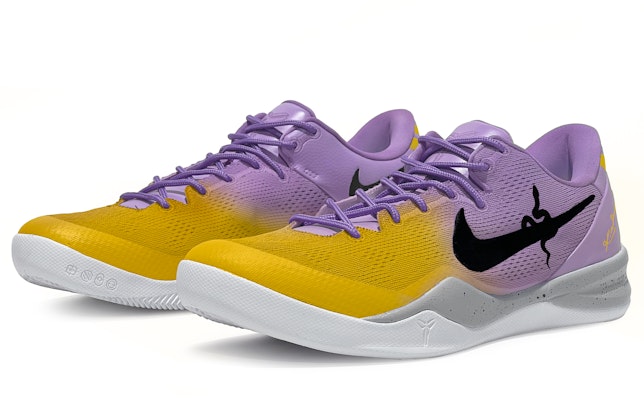 Nike Kobe 8 Protro 'Orange Purple Black Mamba Snake' FJ9364-100-452472 Lookbook Nike Kobe 8 Protro 'Orange Purple Black Mamba Snake' FJ9364-100-452472