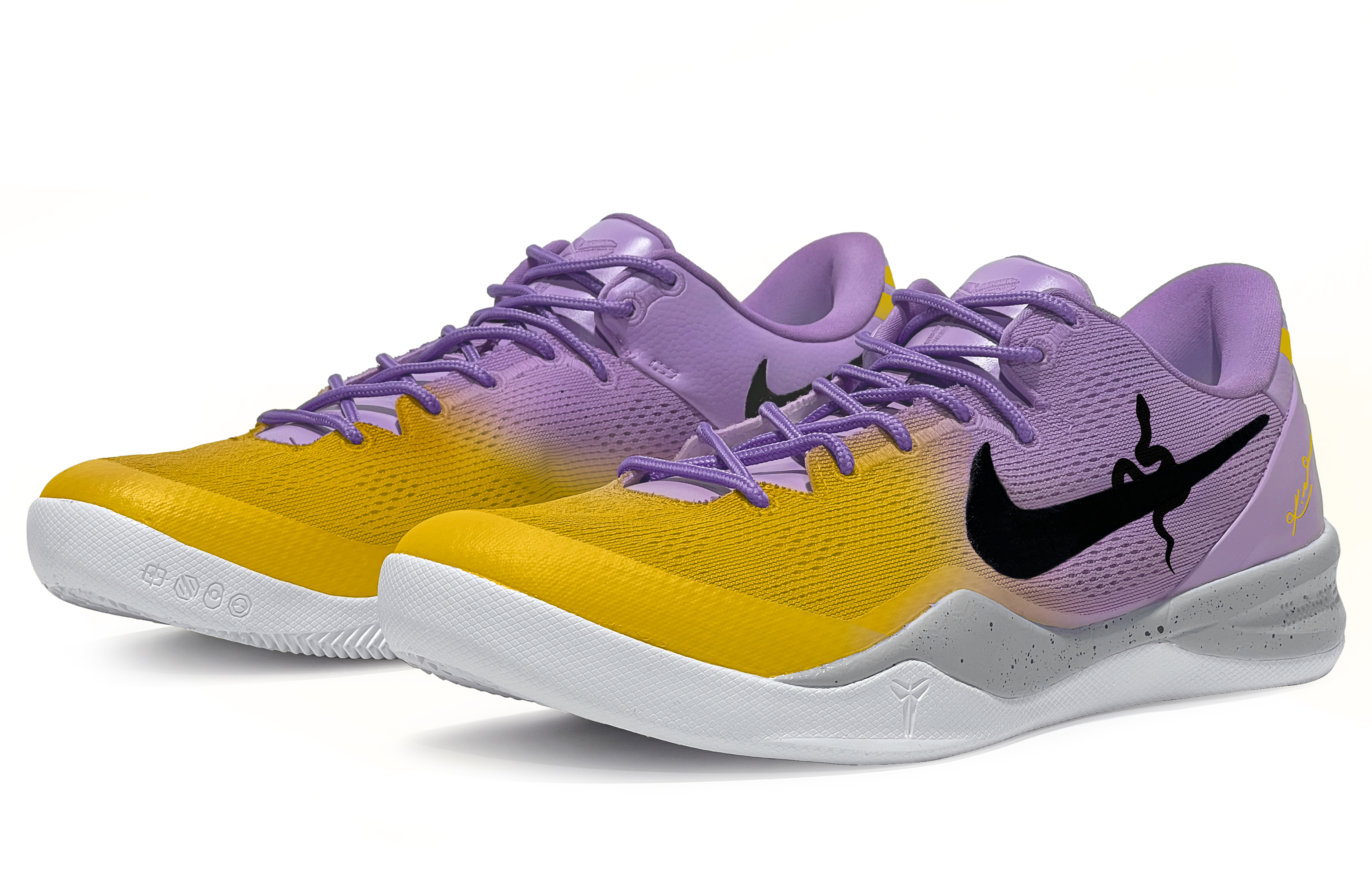 Lookbook Nike Kobe 8 Protro ''Oranje Paars Zwart Mamba Slang'' FJ9364-100-452472