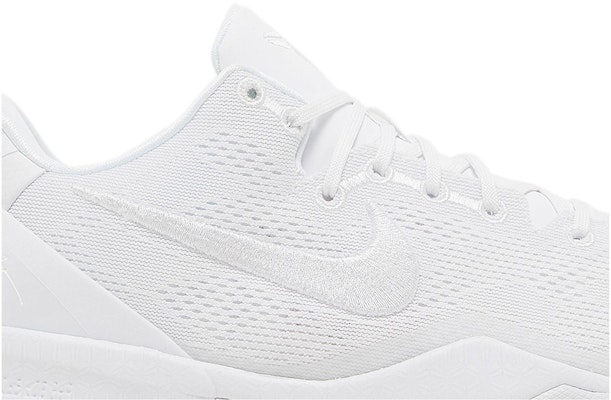 Grade School Nike Kobe 8 Protro Triple White FN0266 100