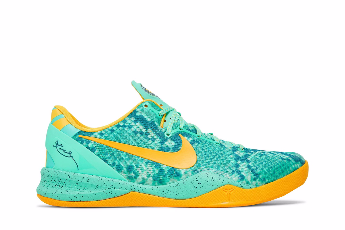 Nike Kobe 8 System Green Glow Laser Orange 555035-304