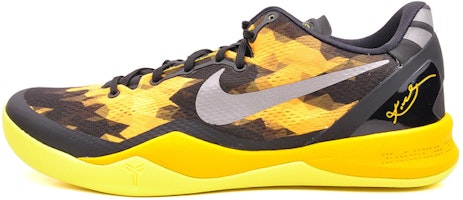 Nike Kobe 8 XDR 'Black Yellow' 555286-077 Nike Kobe 8 XDR 'Black Yellow' 555286-077