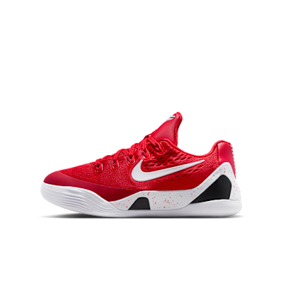 (Youth) Nike Kobe 9 Basketball Shoes University Red/White FV3607-600
