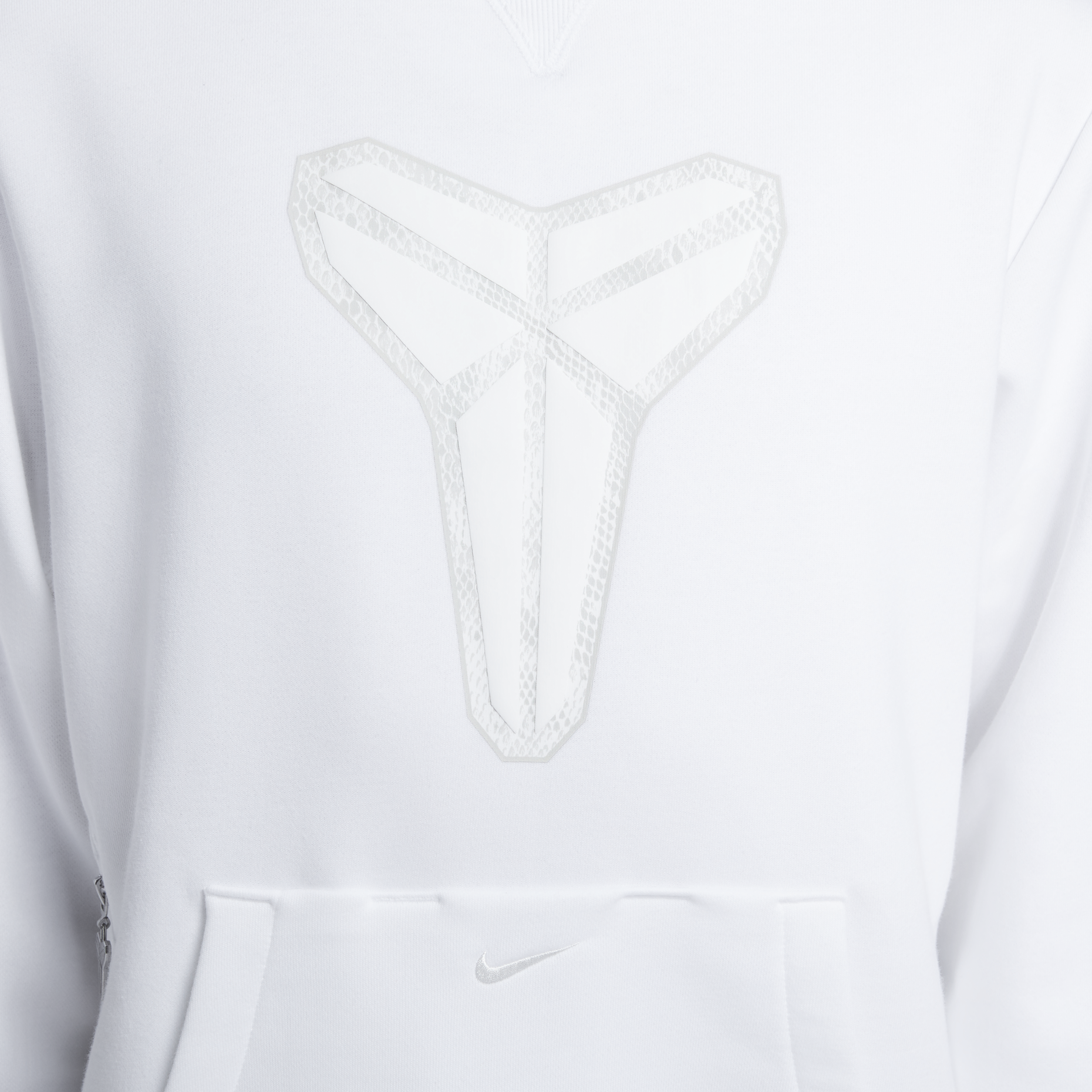 Nike Kobe 9 Classic Graphic Hoodie White Long Sleeve Casual Soft Top HF0067-100 圖 5